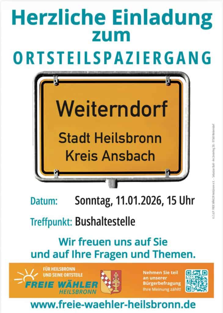 Ortsteilspaziergang Weiterndorf