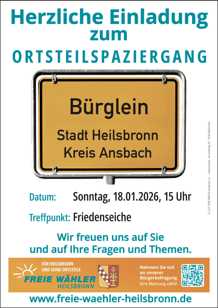 Ortsteilspaziergang Bürglein