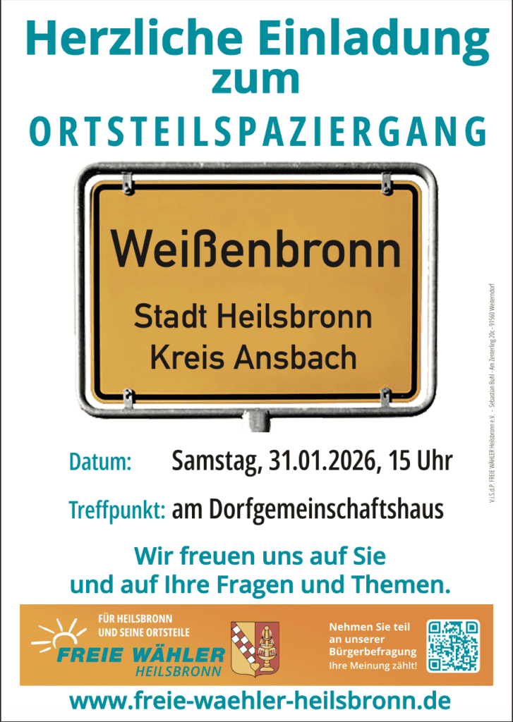 Ortsteilspaziergang Weißenbronn